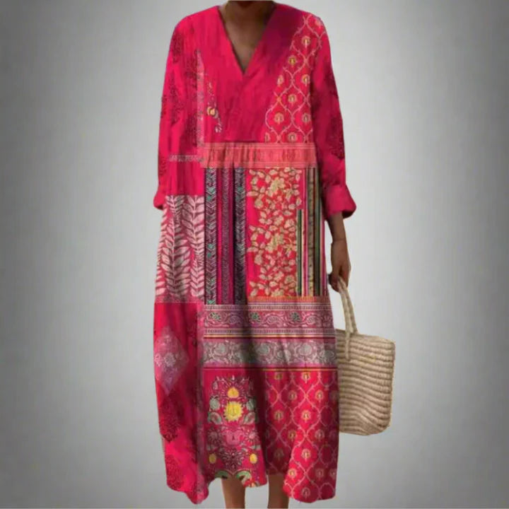 Flavie – robe rose épicée