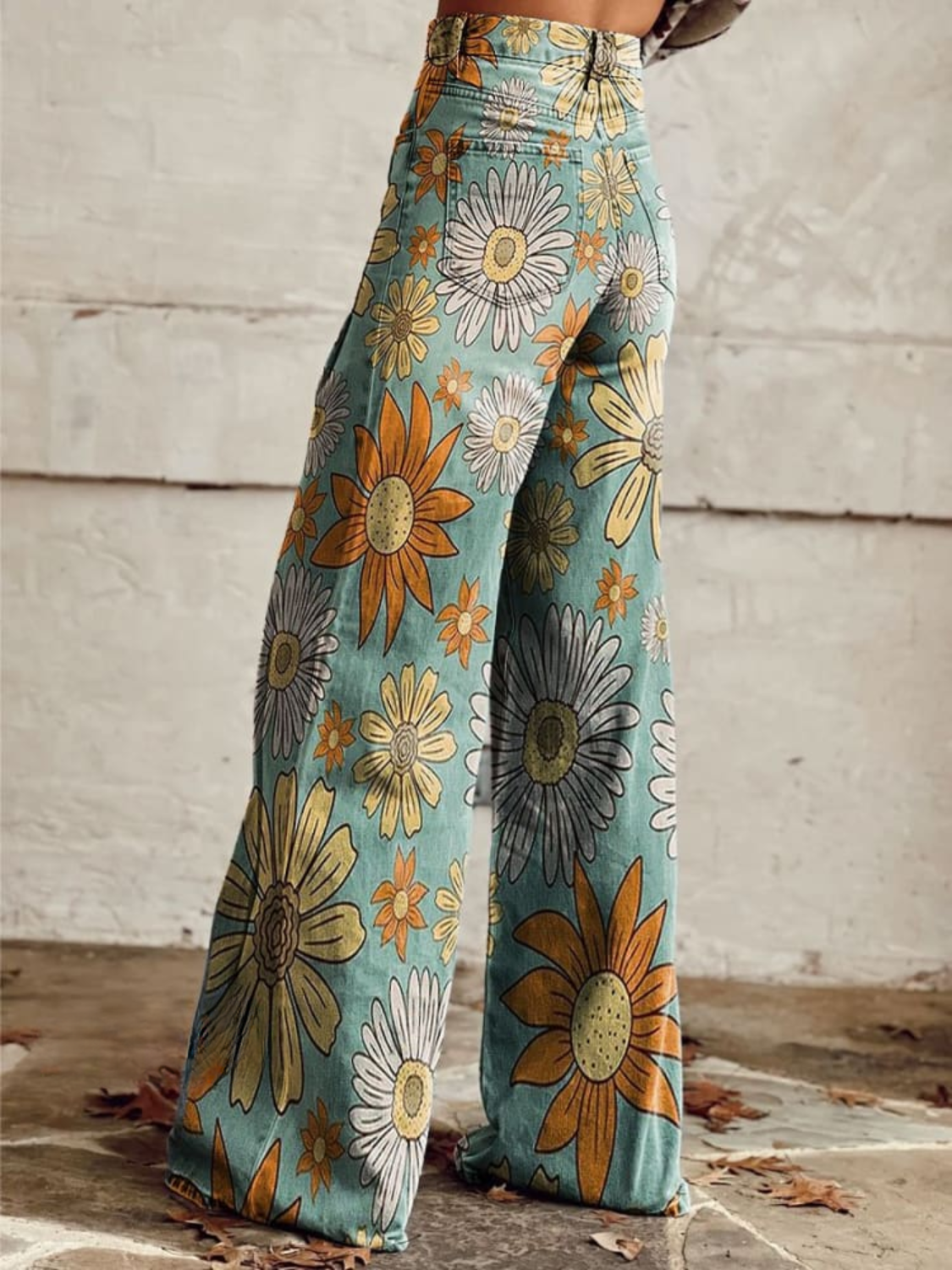 Flavie — Pantalon Fleurs Bohèmes