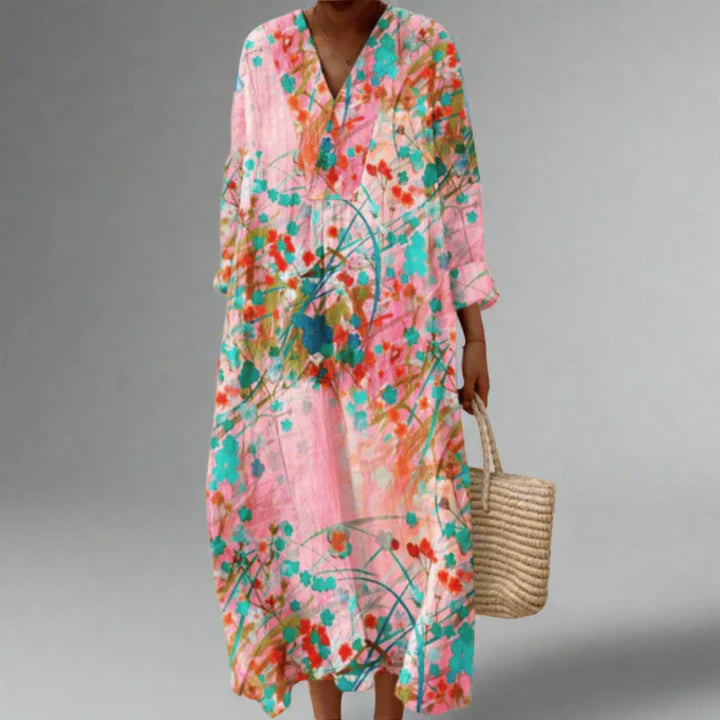 Aurore – robe rosée florale