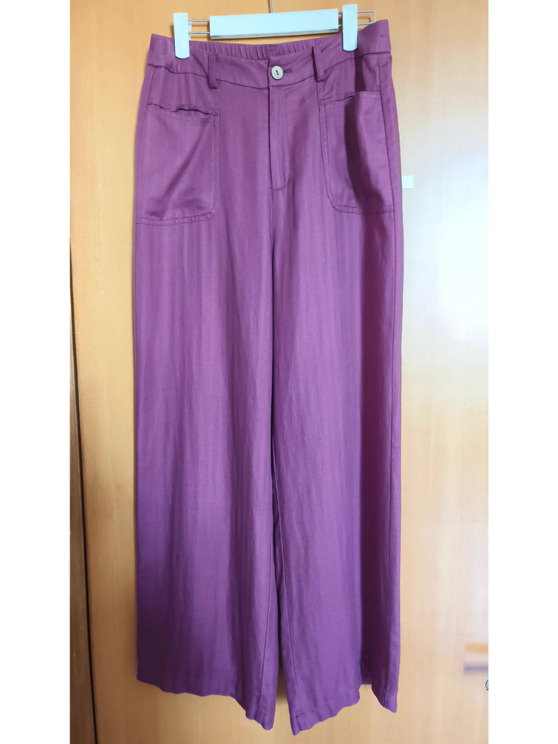 Élodie – Pantalon fluide Tencel & lin