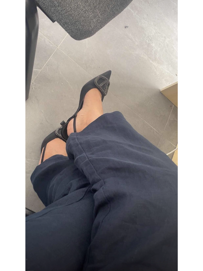 Élodie – Pantalon fluide Tencel & lin
