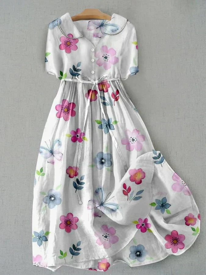 Édith – robe fleurs printanières