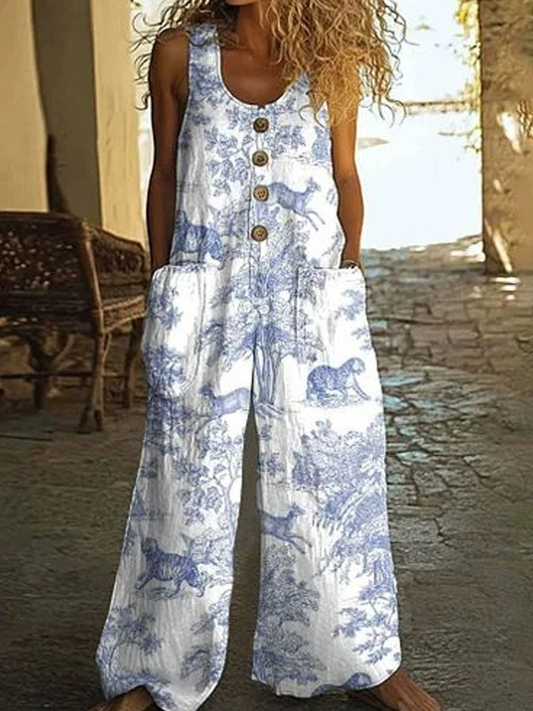 Combinaison Eugénie – Bleu de Porcelaine