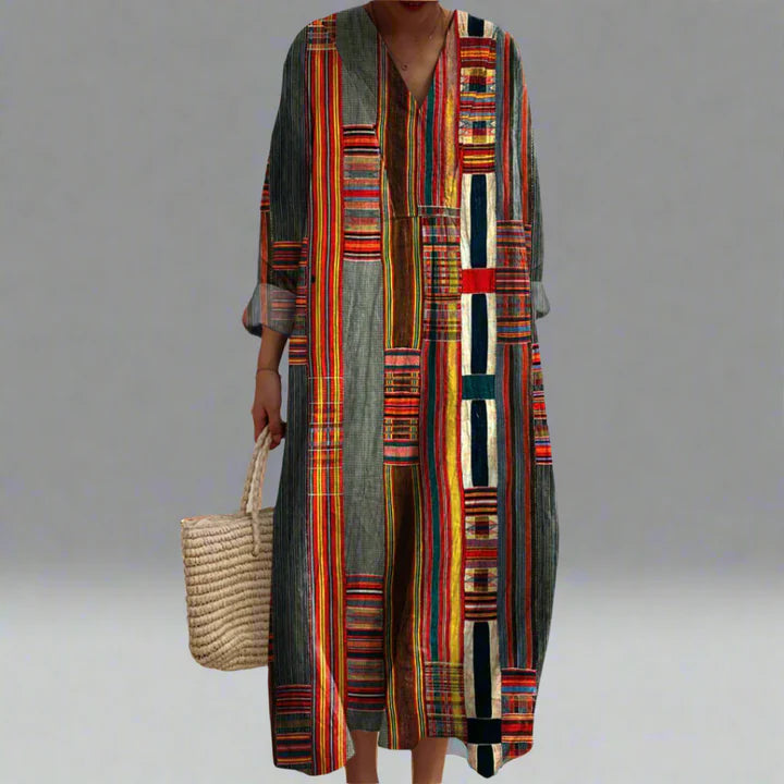 Amandine – robe rythme tribal