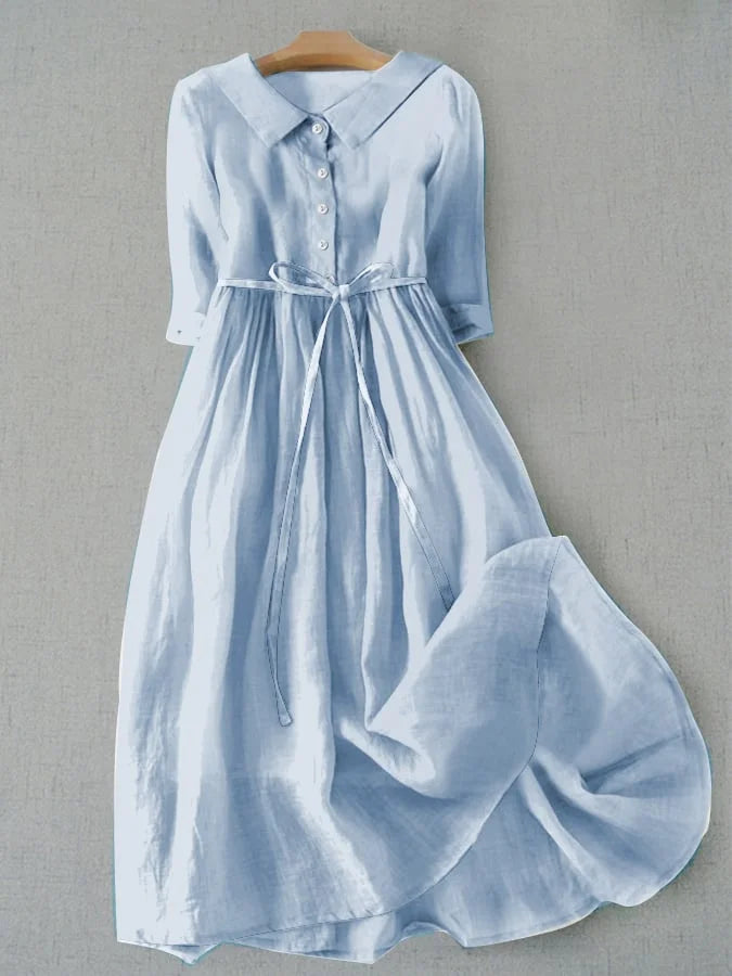 Éva – robe col élégant
