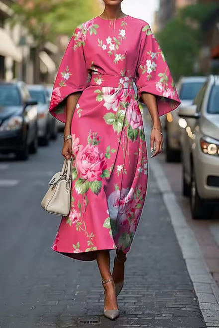 Élise – Robe élégante florale
