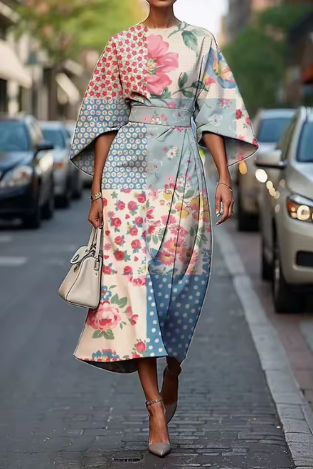 Élise – Robe élégante florale