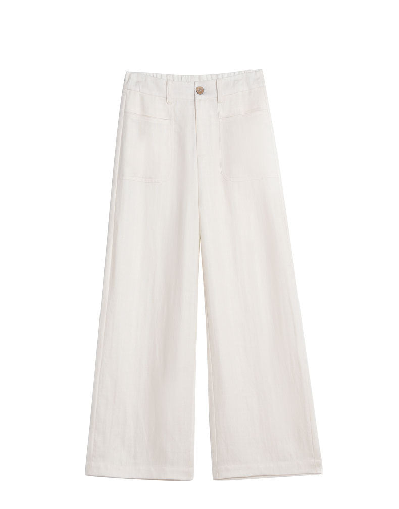 Élodie – Pantalon fluide Tencel & lin