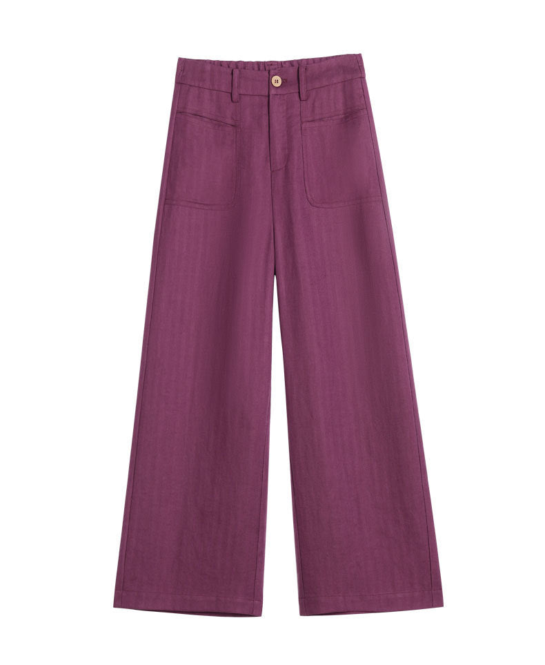 Élodie – Pantalon fluide Tencel & lin
