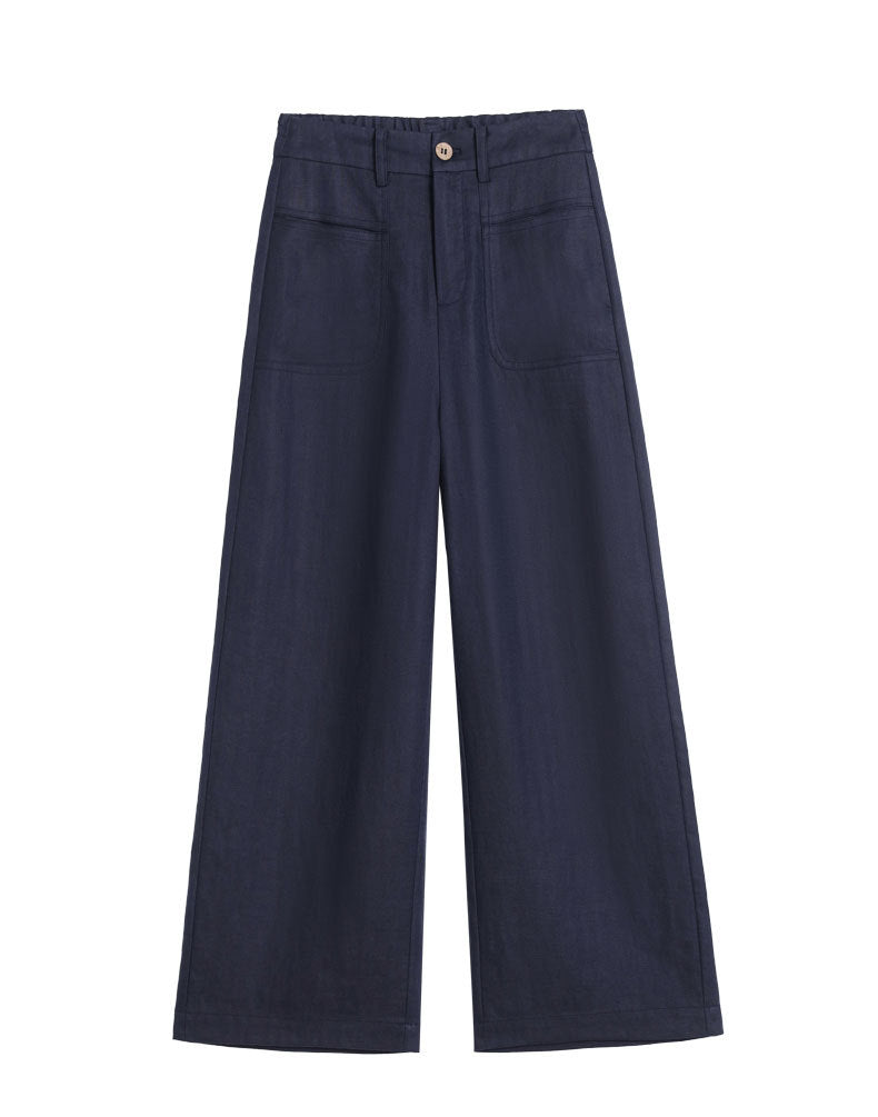 Élodie – Pantalon fluide Tencel & lin