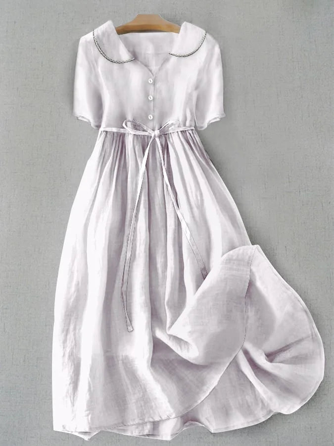 Claire – robe boutonnée classique