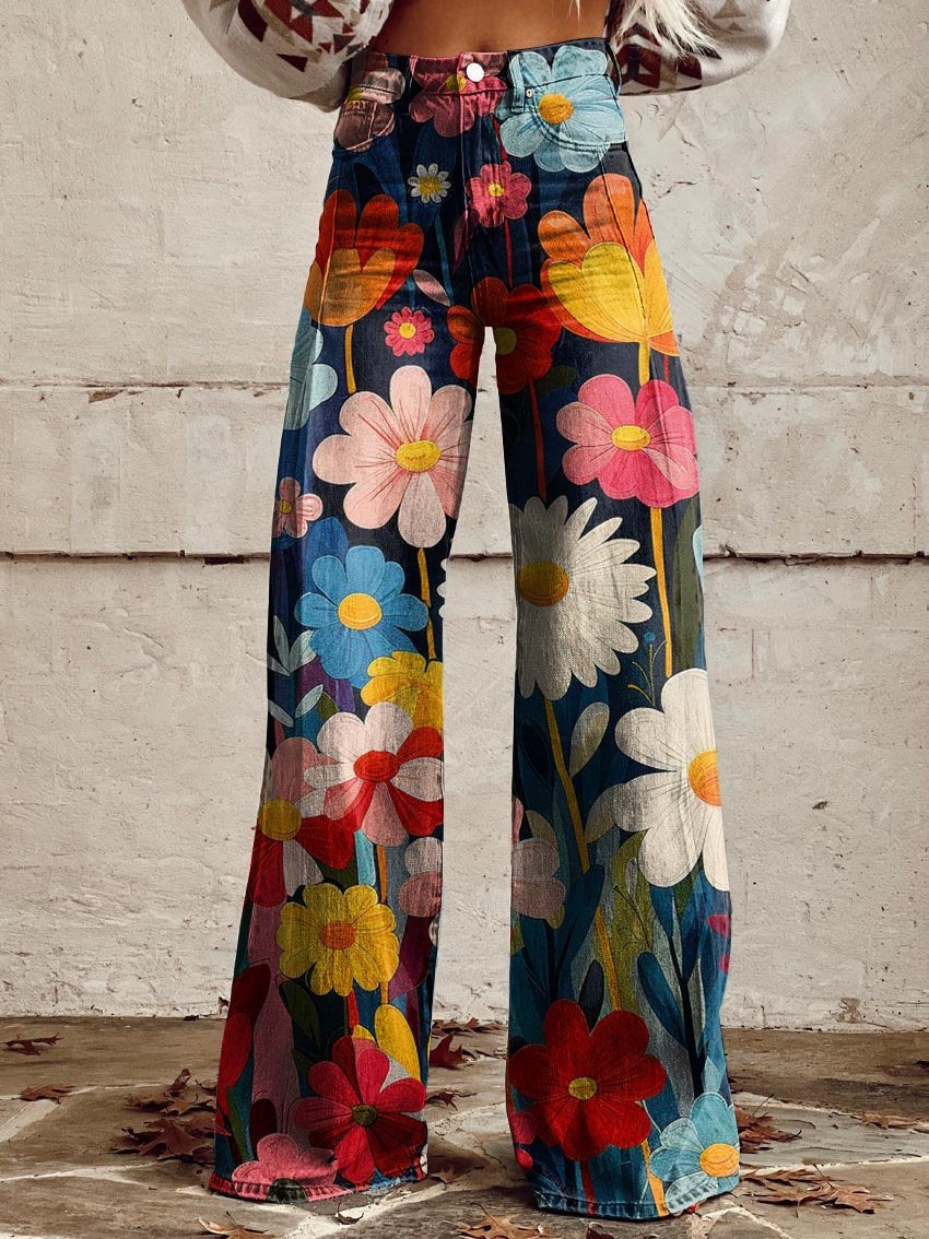 Capucine — Pantalon Jardin Rétro