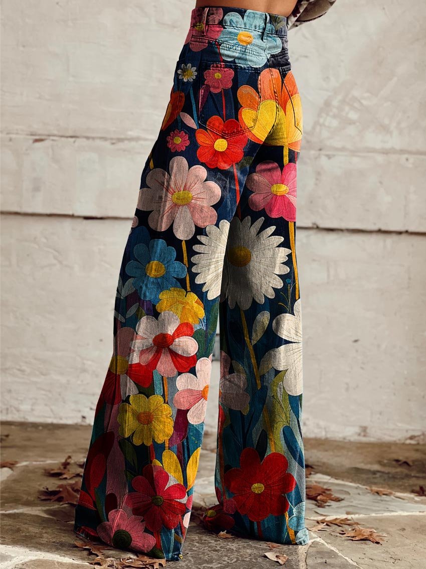 Capucine — Pantalon Jardin Rétro