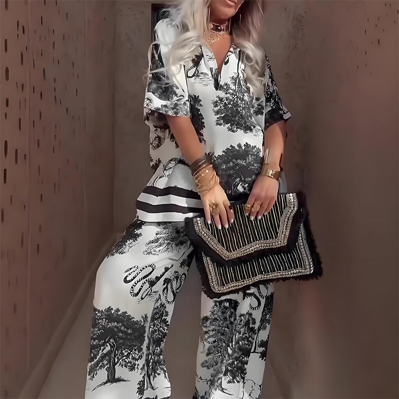 Ariane – Ensemble fluide à motifs